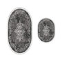 Mijölnir Juego de alfombras de baño Gris